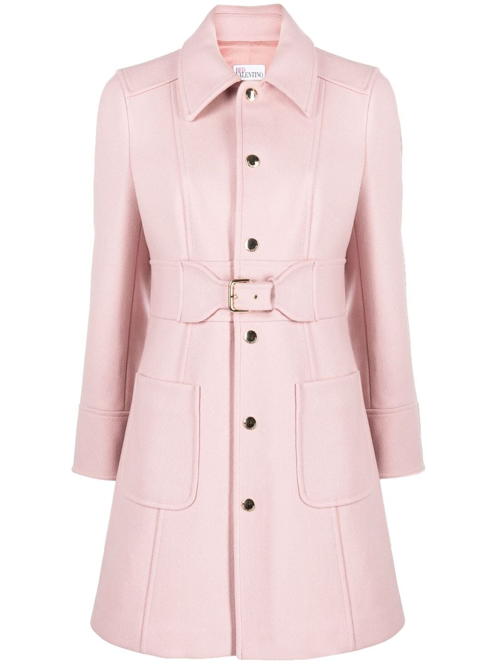 Image 1 of RED Valentino belted midi coat