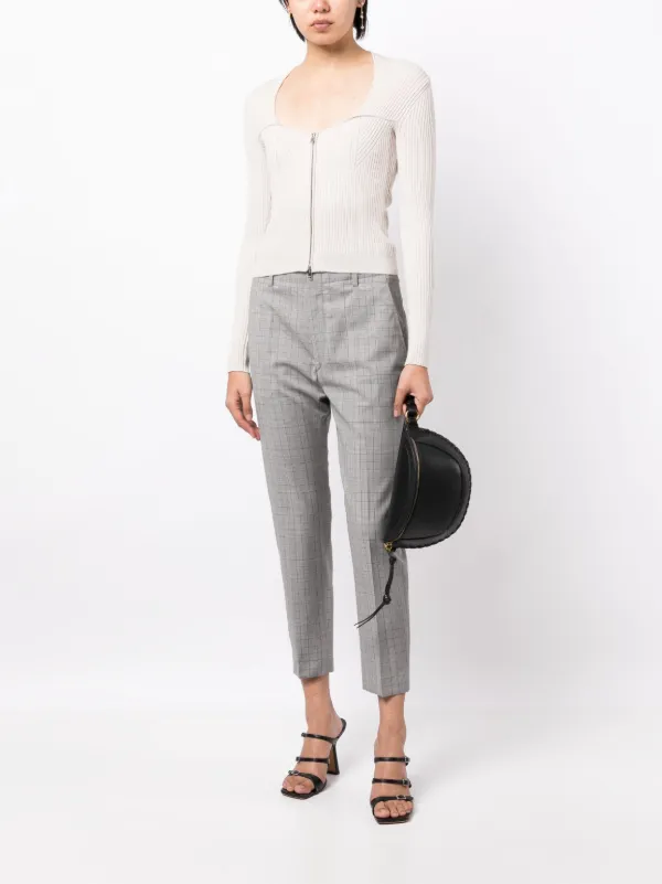 【人気急上昇】 ISABEL MARANT Naolia virgn-wool Trousers | Grey | FARFETCH パンツ
