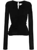 ISABEL MARANT Levona cut-out top - Black