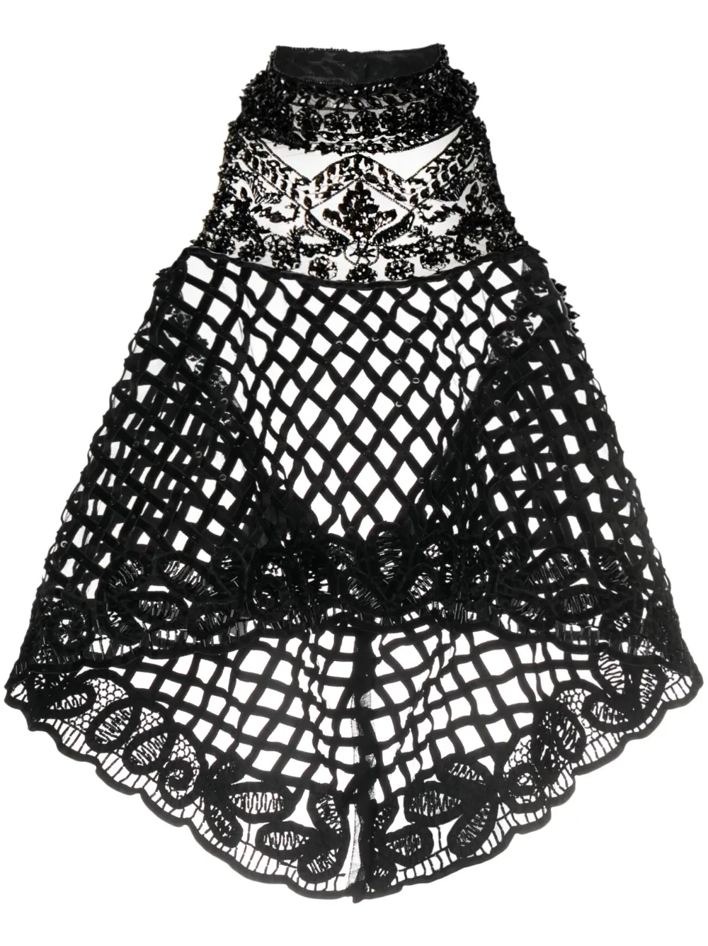 Alberta Ferretti Blouse met pailletten Zwart