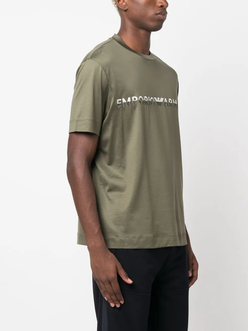 Green armani 2024 t shirt