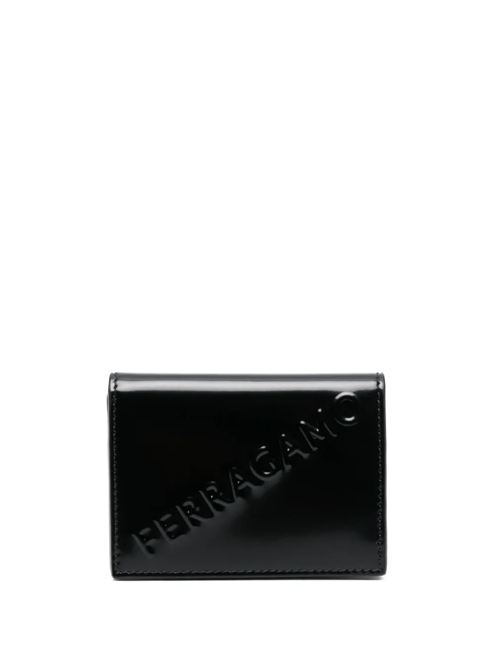 Ferragamo logo-embossed leather cardholder | Black | Image 1