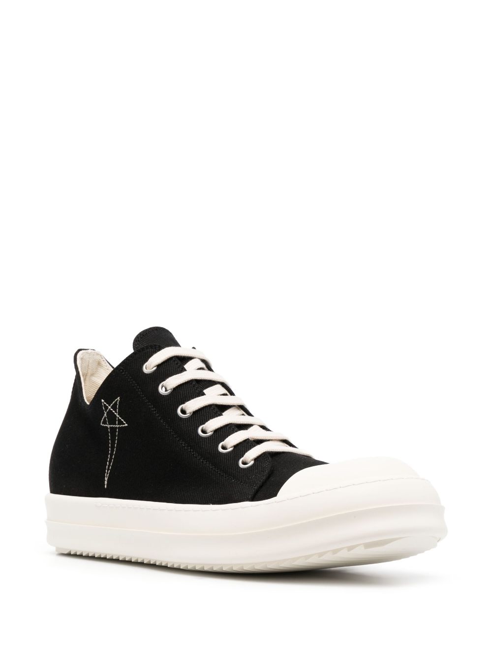 Rick Owens DRKSHDW star-embroidered low-top Sneakers - Farfetch