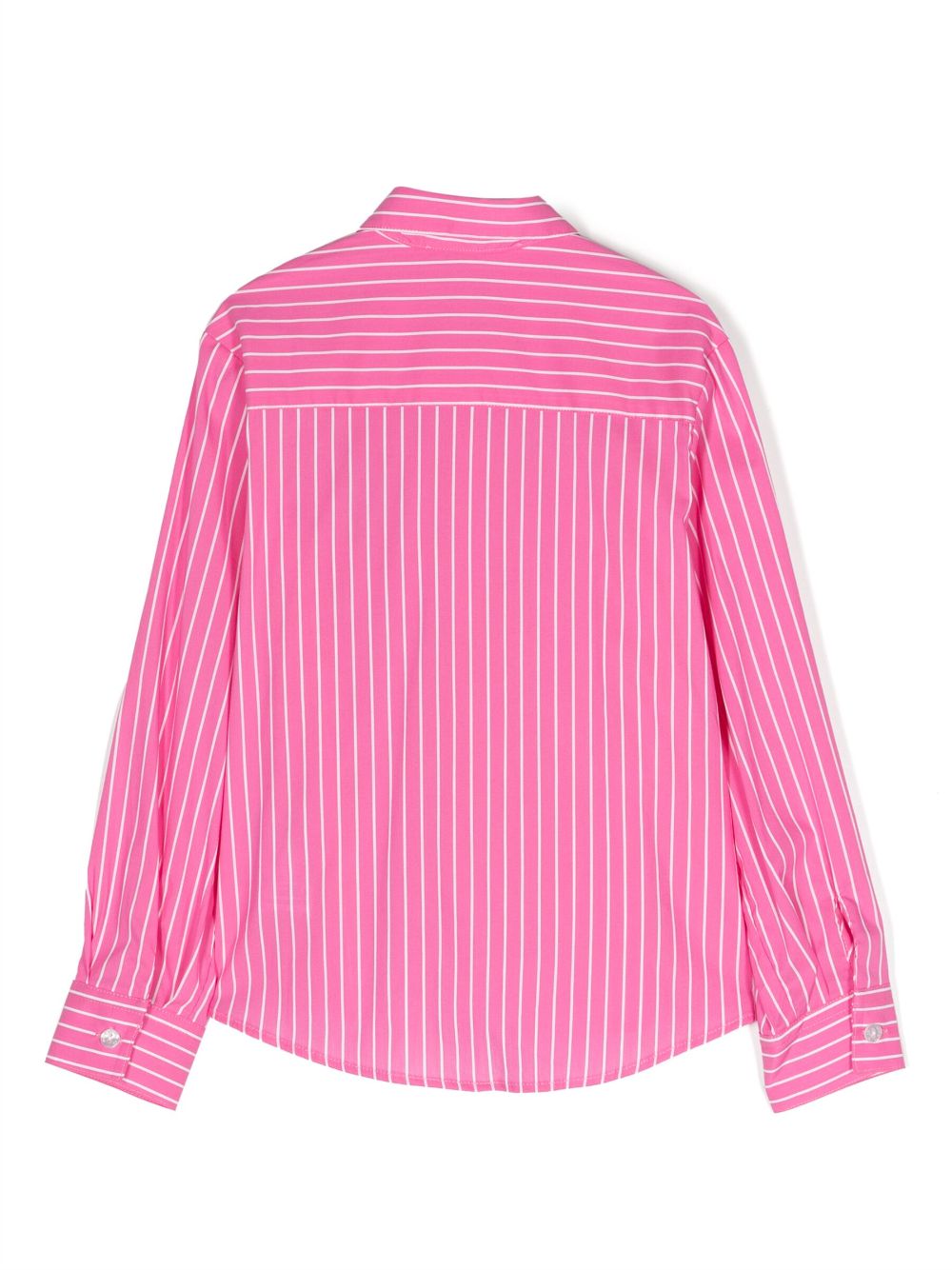 MSGM Kids butterfly long-sleeve shirt - Roze