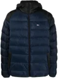 Tommy Jeans logo-patch padded-design jacket - Blue