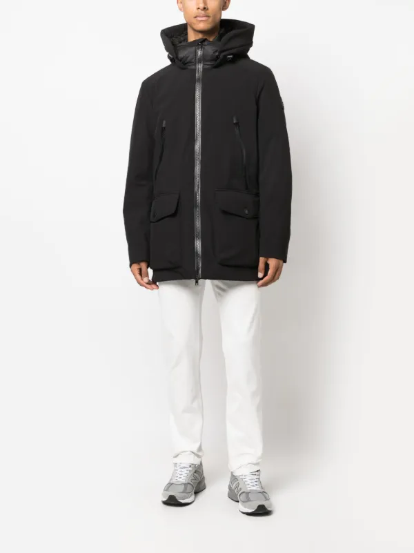 Woolrich Hooded zip up Parka Farfetch