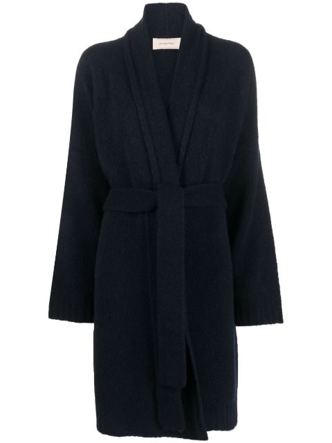 Gentry Portofino tied-waist knitted coat