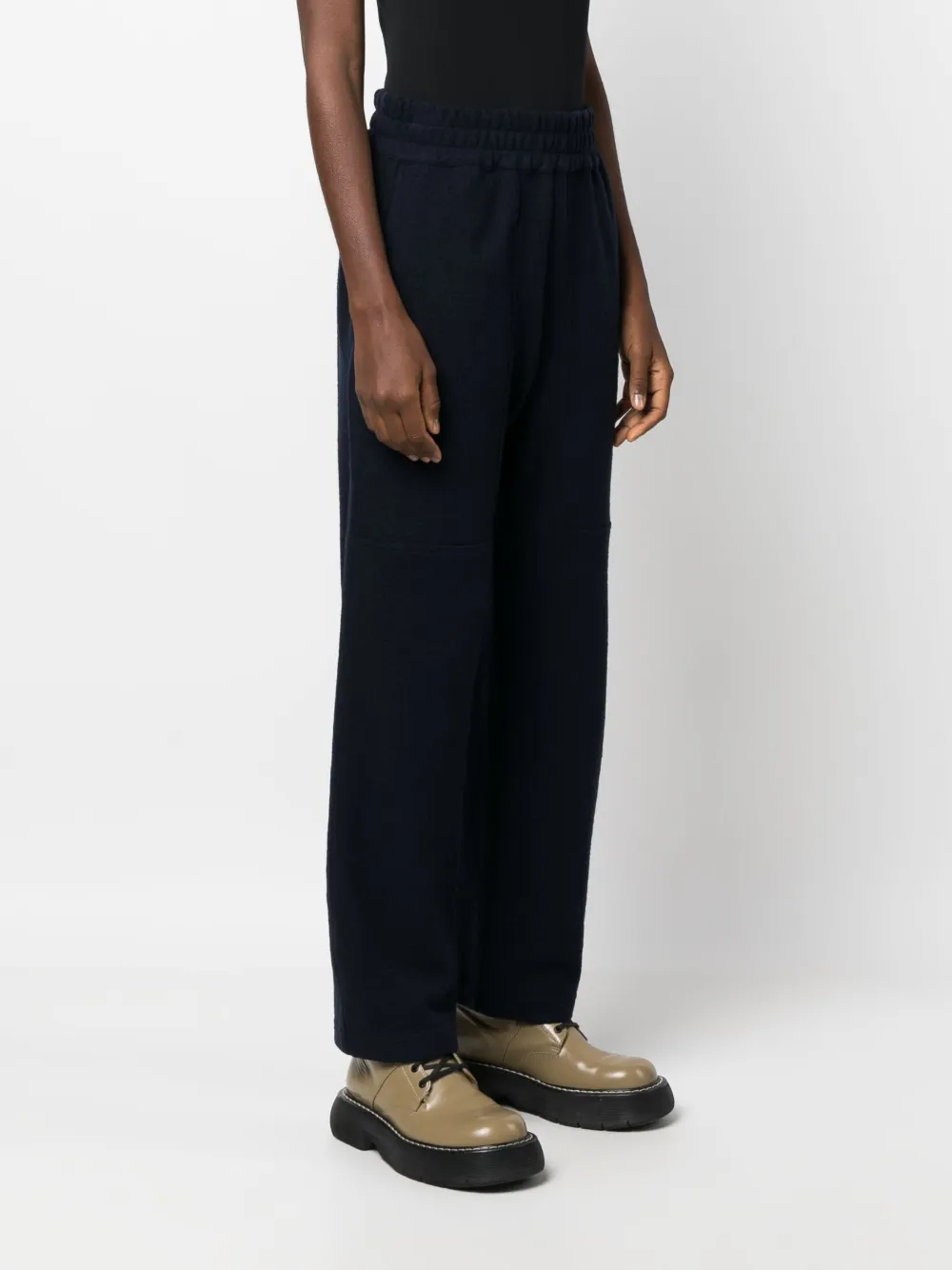 Gentry Portofino High-waist Straight-leg In Blue