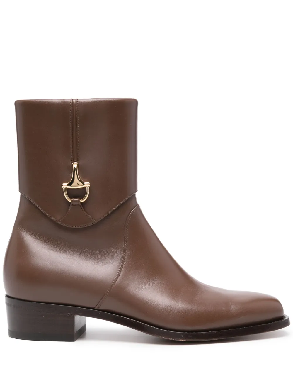 Gucci 45mm Horsebit boots Brown