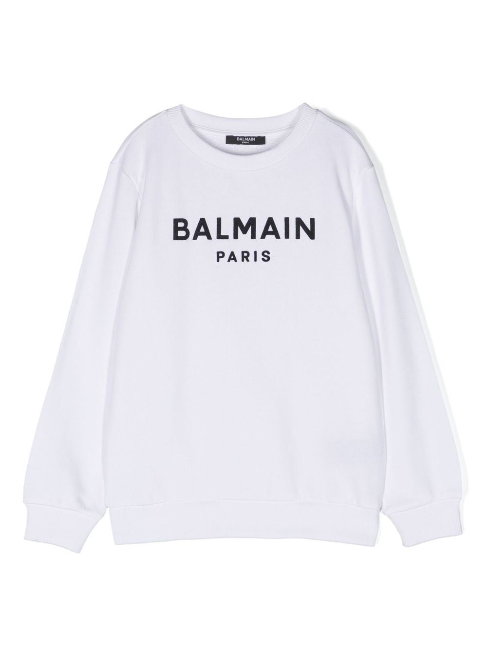 Balmain Kids logo-print Cotton Sweatshirt - Farfetch