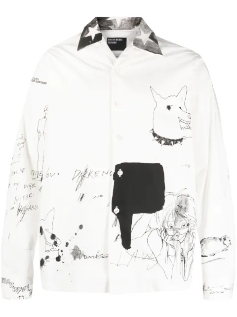 Enfants Riches Déprimés Untitled 77 Lake Geneva cotton shirt