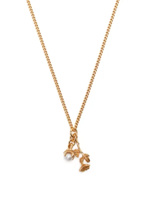 Emanuele Bicocchi statement-pendant polished-finish necklace 
