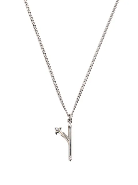 Emanuele Bicocchi collar con dije Alphabet