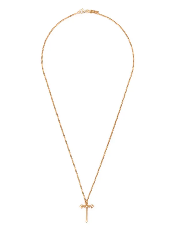 ◆大人気◆【emanuele bicocchi】フルーリー クロス ネックレス Precious stone cross necklace | EMANUELE BICOCCHI