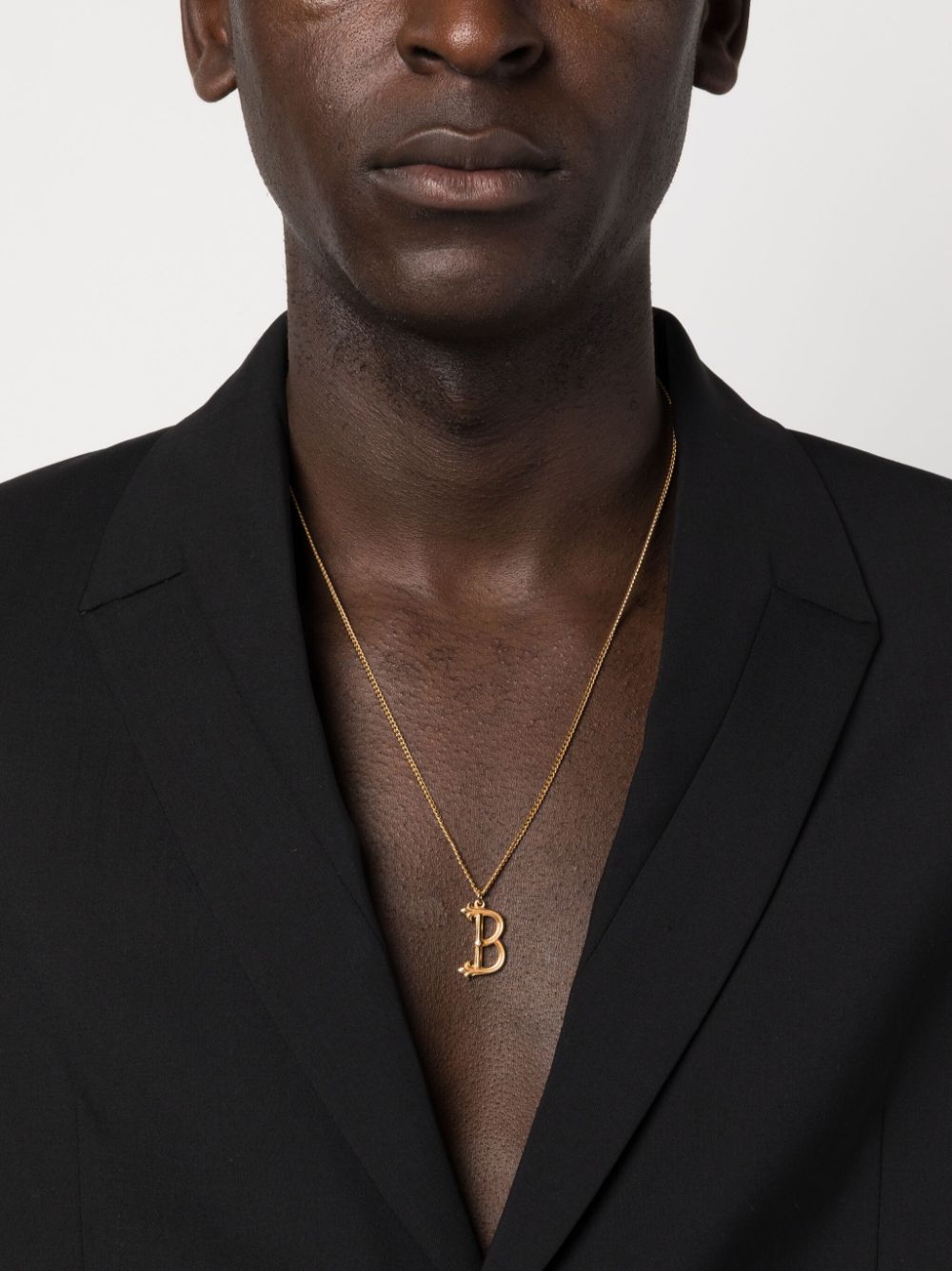 Shop Emanuele Bicocchi Statement-pendant Polished-finish Necklace In Gold