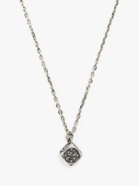 Emanuele Bicocchi arabesque dice pendant necklace