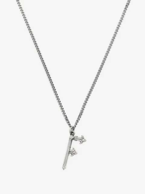 Emanuele Bicocchi Alphabet pendant necklace