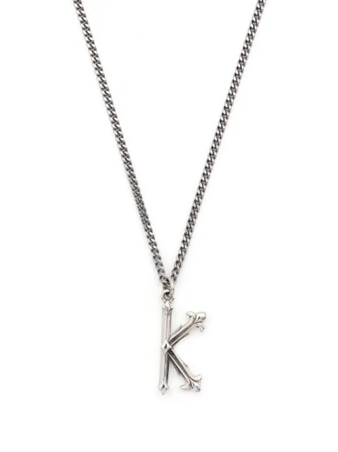 Emanuele Bicocchi Alphabet pedant necklace