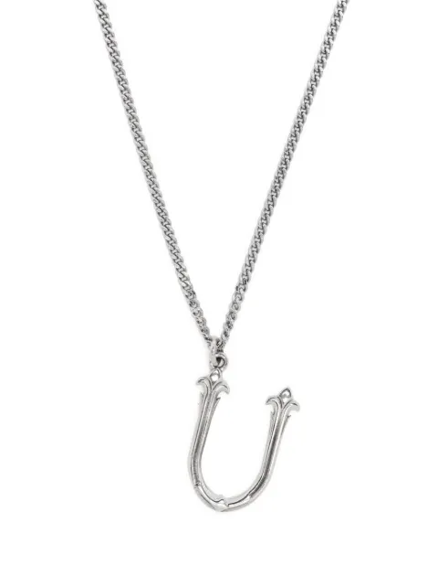 Emanuele Bicocchi Alphabet pendant necklace