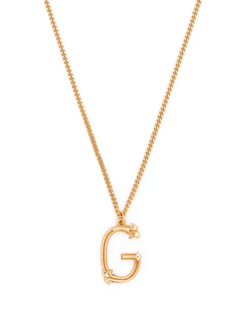Emanuele Bicocchi statement-pendant polished-finish necklace 