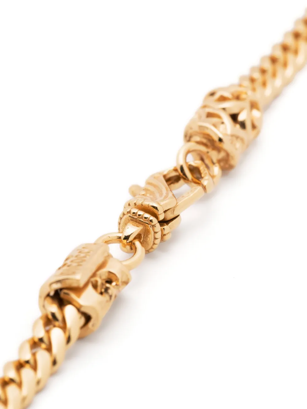 Emanuele Bicocchi Small Edge Chain Gold-plated Necklace In Gold