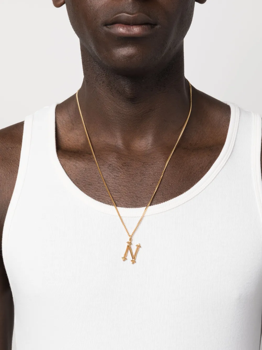 Emanuele Bicocchi collier en argent Sterling à pendentif N | Homme | Image 2