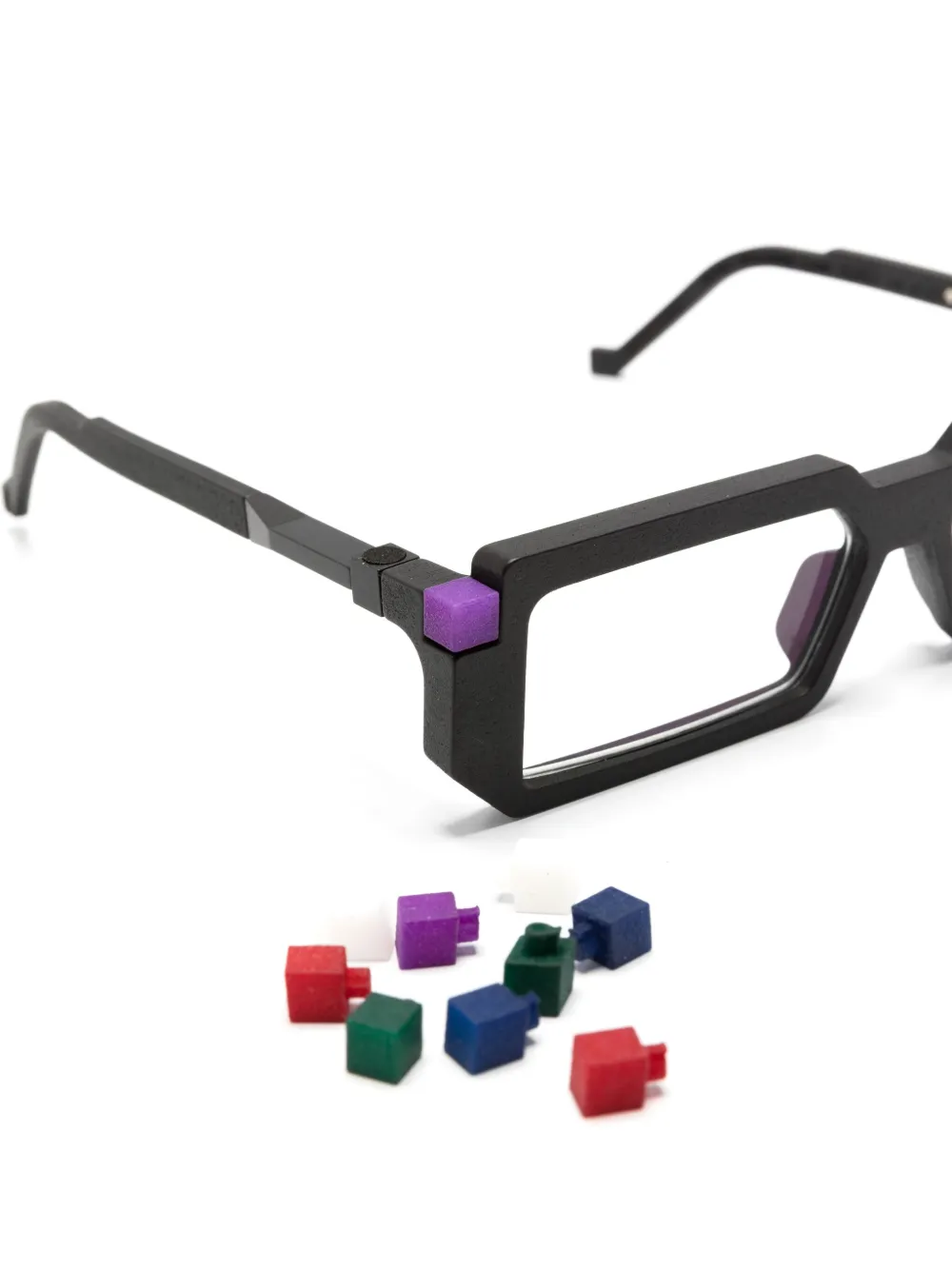  Vava Eyewear X Suzanne Ciani Square-frame Glasses - Black 