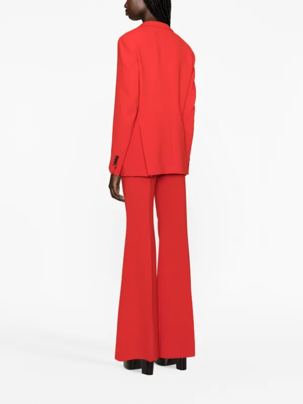 Zara red outlet pantsuit