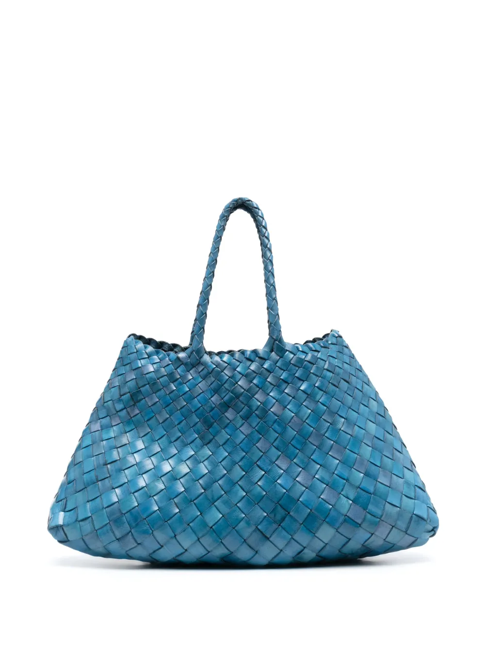 DRAGON DIFFUSION Santa Croce leren shopper Blauw