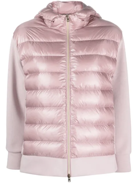 Herno padded-panels hooded jacket