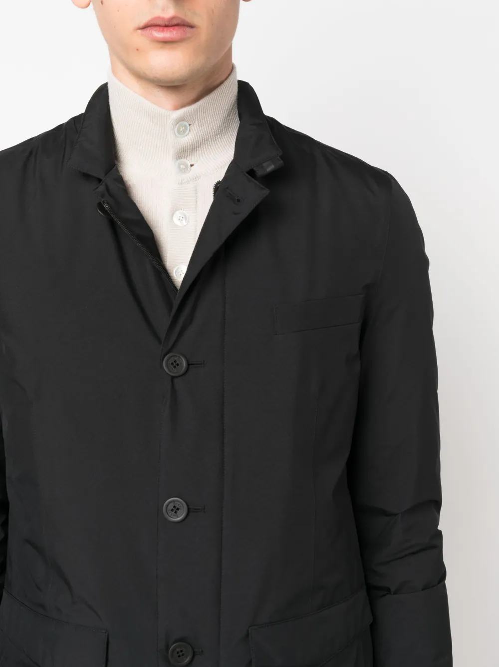 Herno funnelneck Padded Jacket Farfetch