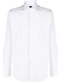 Xacus button-down long-sleeve shirt - White