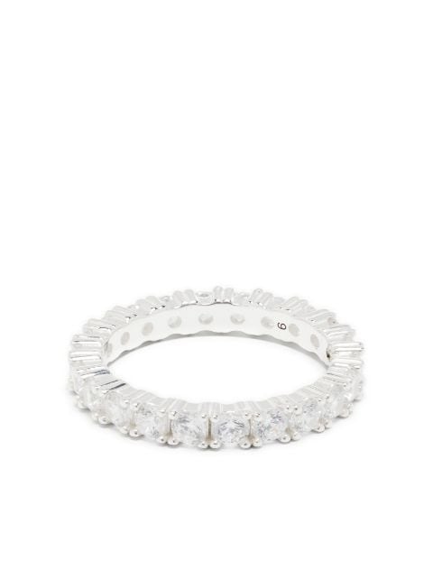 Hatton Labs crystal-embellished sterling-silver ring
