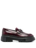 Hogan 40mm slip-on leather loafers - Red