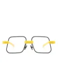 VAVA Eyewear x Suzanne Ciani square-frame glasses - Yellow