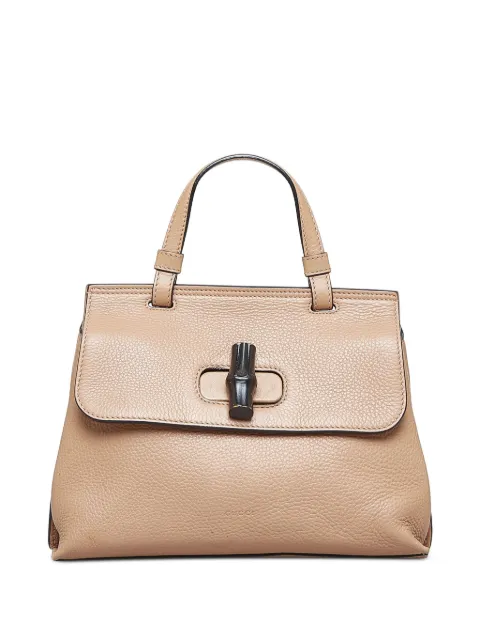 Gucci Pre-Owned Bamboo line small Daily satchel bag