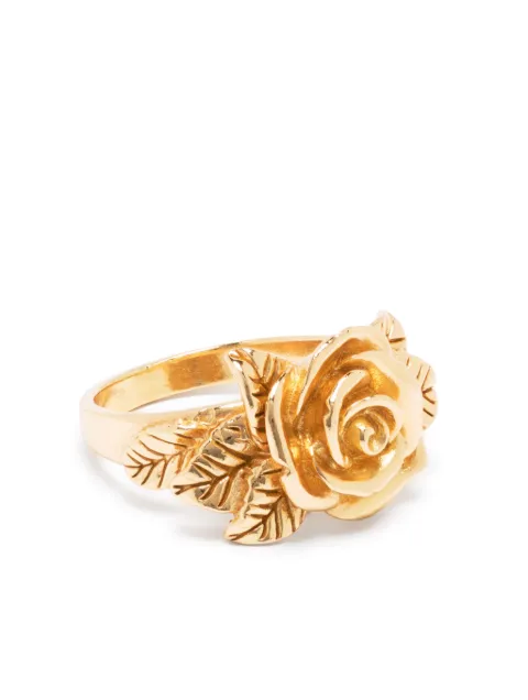 Emanuele Bicocchi wild rose polished-finish ring 