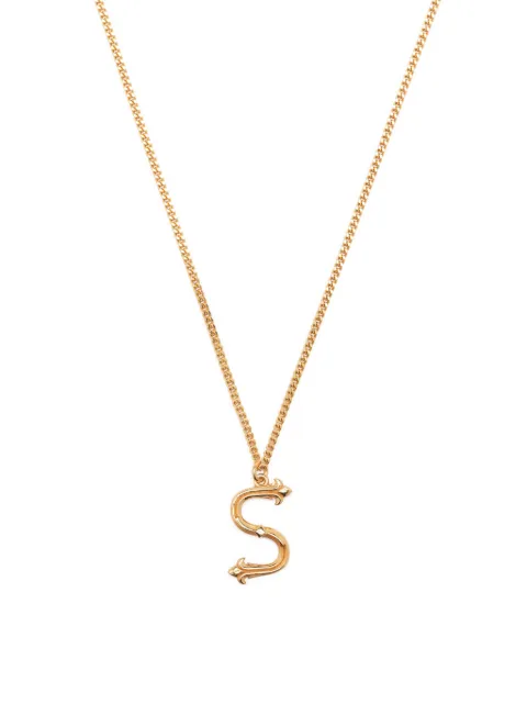 Emanuele Bicocchi S alphabet-pendant necklace