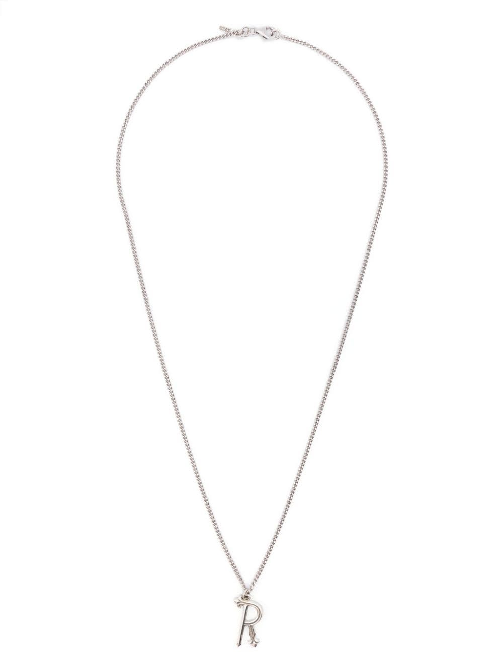 Shop Emanuele Bicocchi Statement-pendant Polished-finish Necklace In Silver