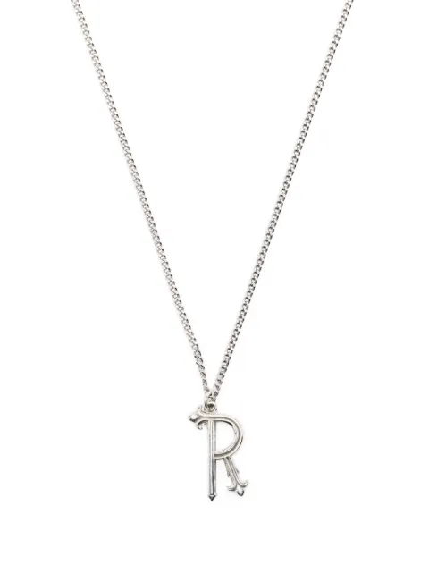 Emanuele Bicocchi statement-pendant polished-finish necklace 