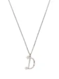 Emanuele Bicocchi initial-pendant sterling silver necklace