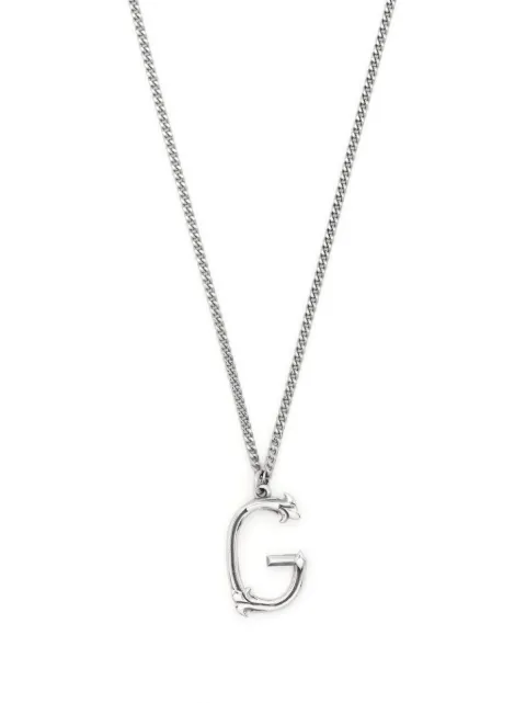 Emanuele Bicocchi collar con dije Alphabet