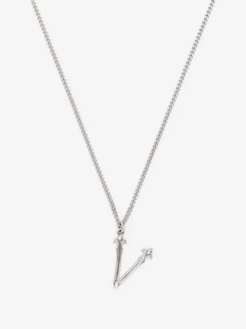 Emanuele Bicocchi alphabet pendant necklace