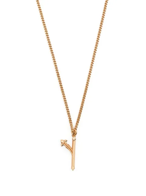 Emanuele Bicocchi Y letter-pendant chain necklace