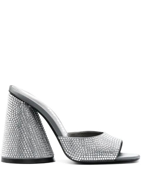 The Attico mules Luz con tacón de 105mm