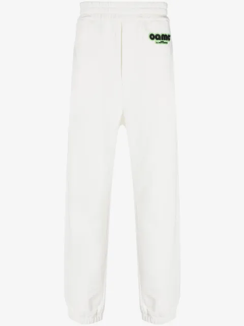 OAMC logo-patch jersey track pant
