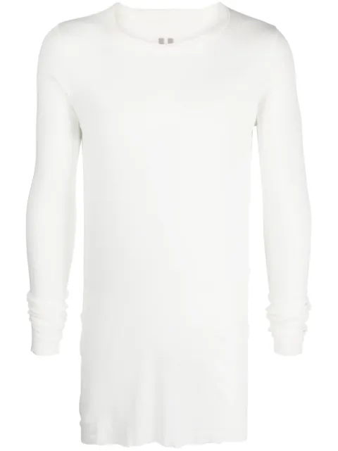 Rick Owens long-sleeve fine-ribbed T-shirt