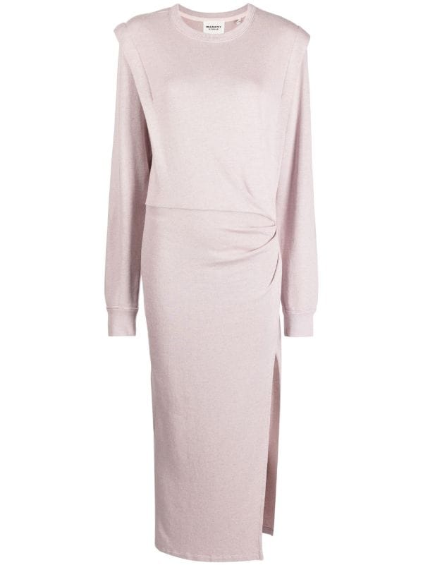 Light pink maxi dress hotsell long sleeve