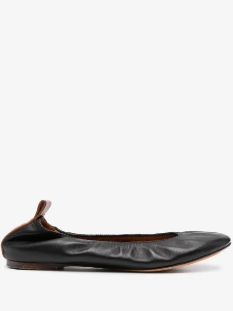 Lanvin leather ballerina shoes
