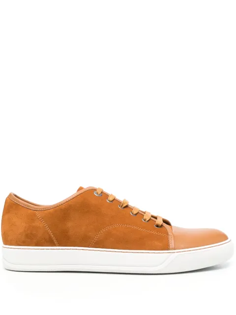 Lanvin DBBI low-top suede sneakers